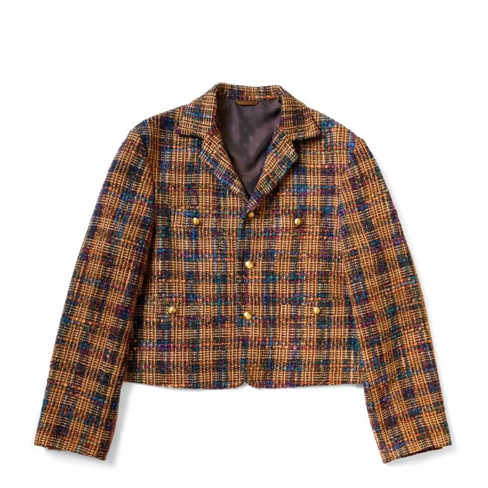 KAPITAL CASA TWEED CHECK BABA SAWYER JACKET Size 2